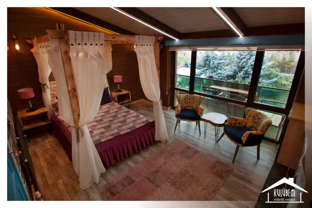 Deluxe Çift Kişilik Oda,Havuz Manzaralı,Balkonlu