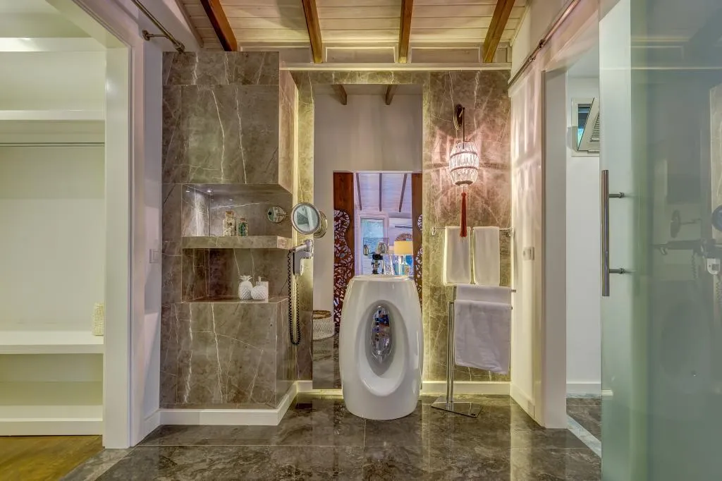 Jakuzili Şömineli Bungalow,Bahçe Manzaralı