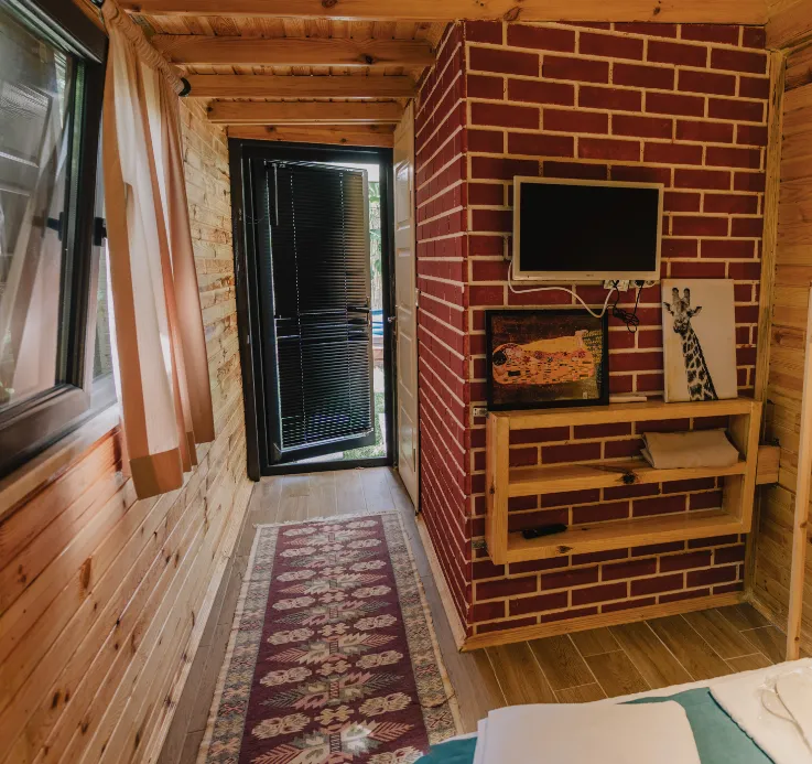 Bahçe Manzaralı Bungalow Oda Single