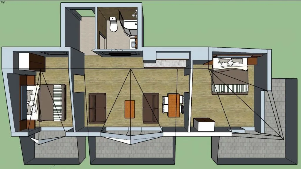 2 + 1 Daire,Şehir Manzaralı,Balkon veya Teraslı