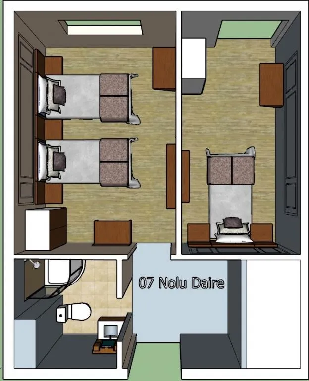 Triple,Fransız Balkonlu