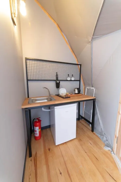 Glamping Double,Bahçe Manzaralı,Verandalı