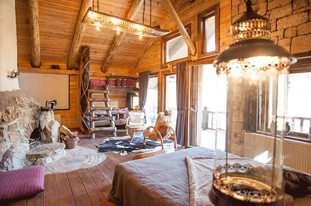 Suite,Dağ Manzaralı,Şömineli