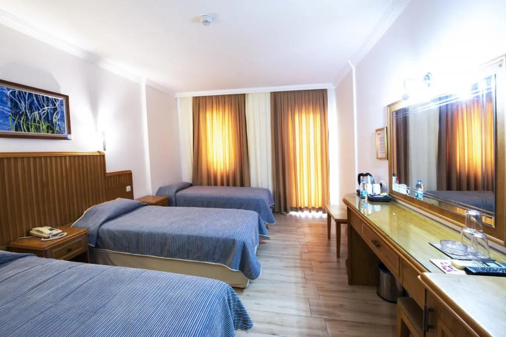Triple,Bahçe Manzaralı,Balkonlu