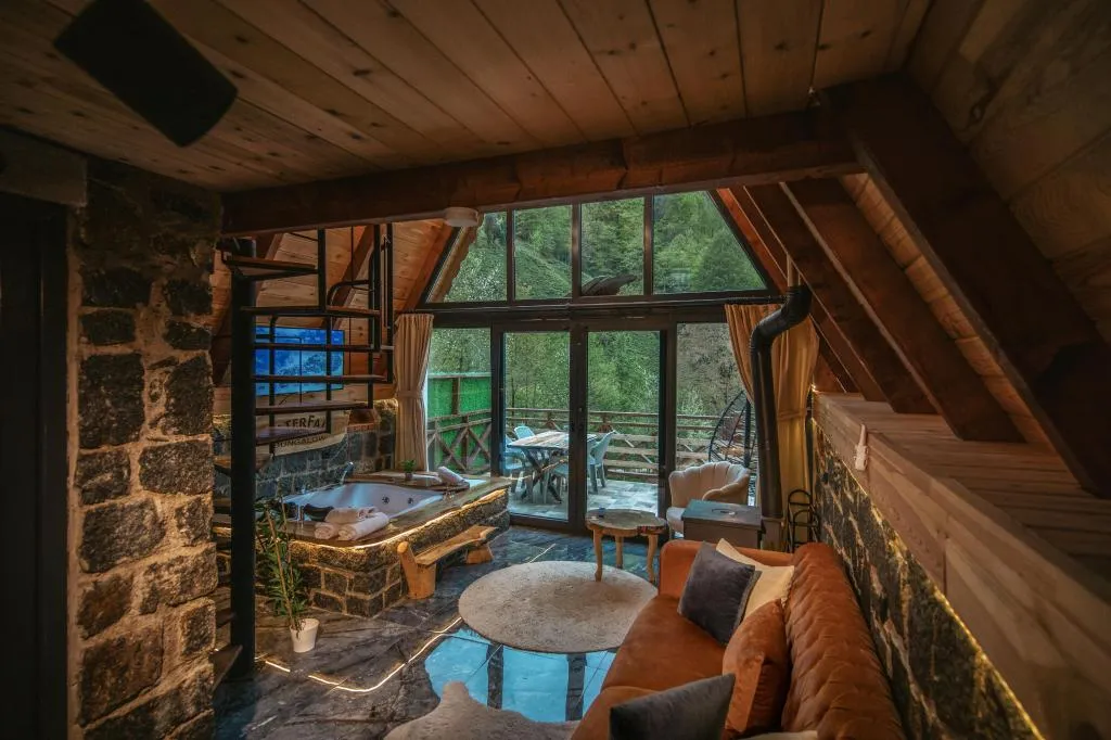 1+1 Bungalov,Doğa Manzaralı,Balkonlu