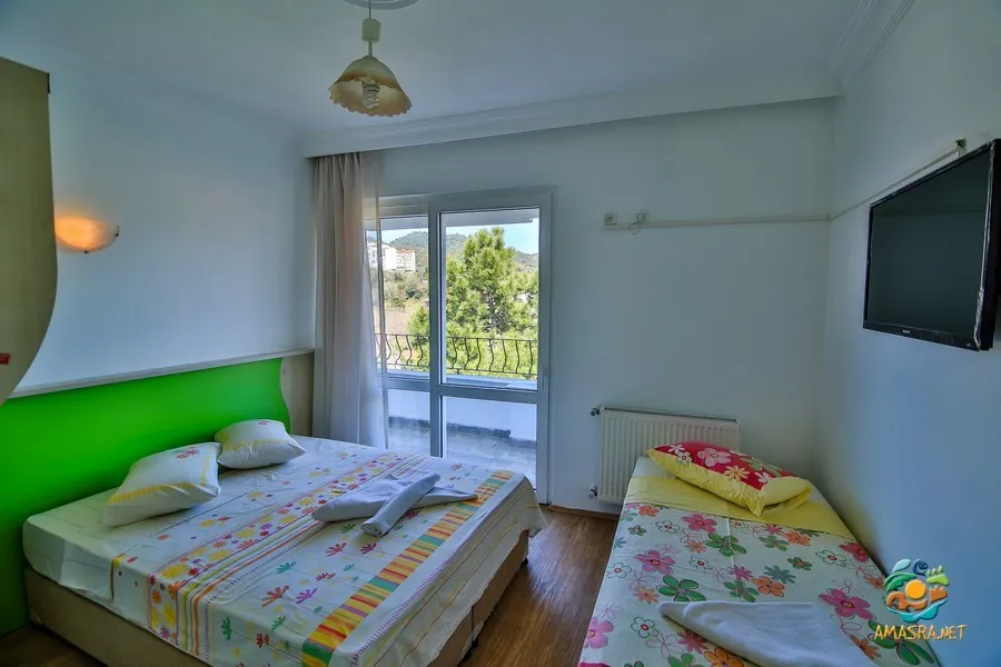 Standart Oda,Yandan Deniz Manzaralı,Balkonlu