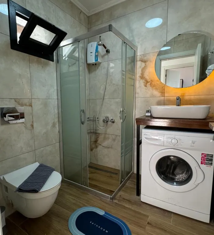 4 kişilik 1+1 Balkonlu Bahçe Manzaralı Daire