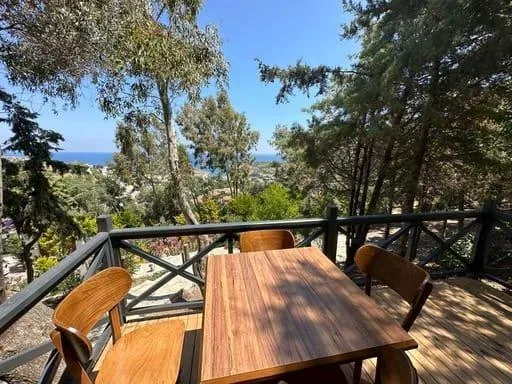 Tiny House,Deniz ve Dağ Manzaralı,Verandalı