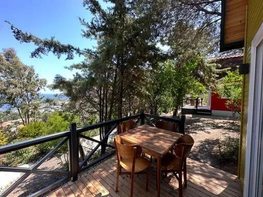 Tiny House,Deniz ve Dağ Manzaralı,Verandalı