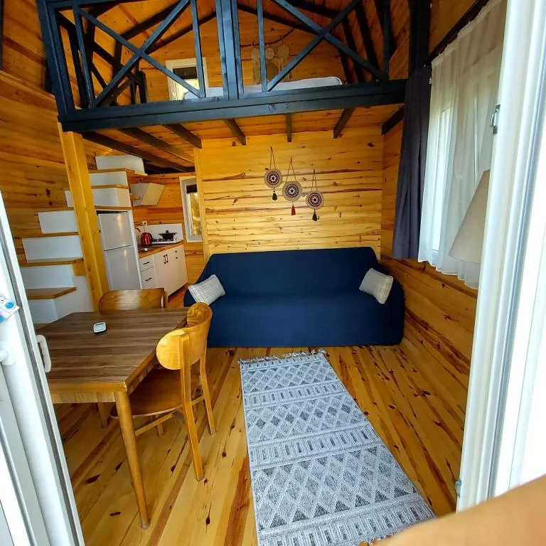 Tiny House,Deniz ve Dağ Manzaralı,Verandalı