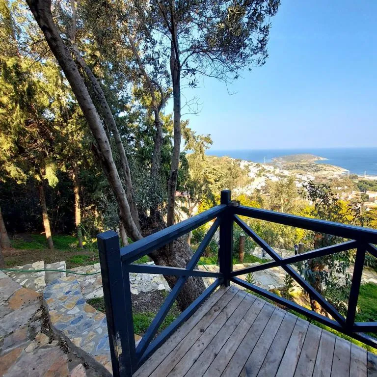 Tiny House,Deniz ve Dağ Manzaralı,Verandalı