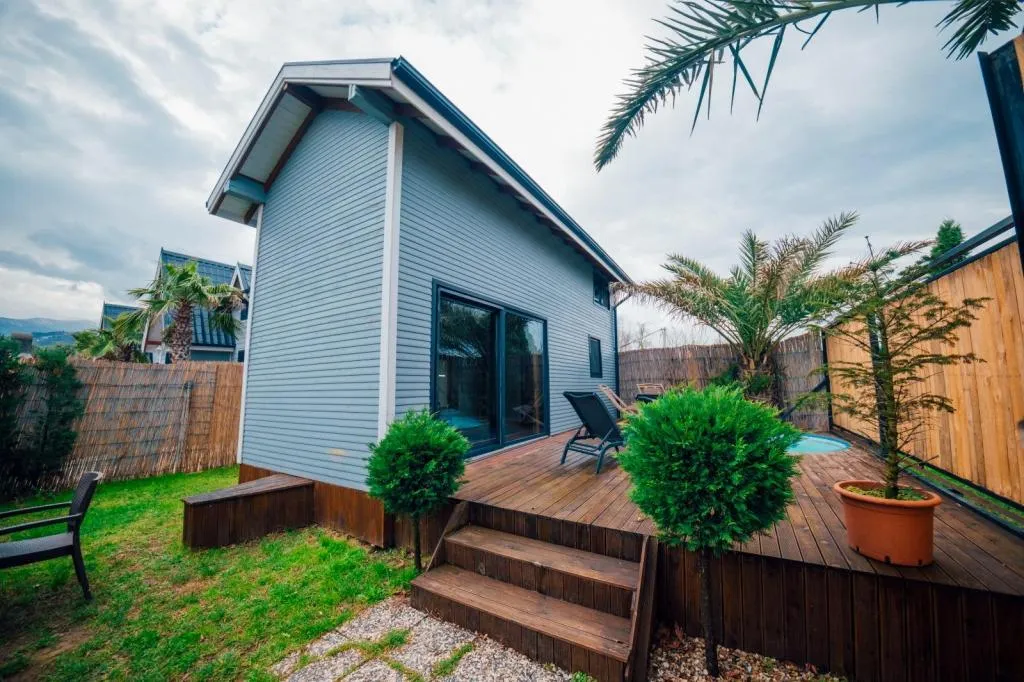 Deluxe Tiny House,Göl Manzaralı,Isıtmalı Özel Havuzlu