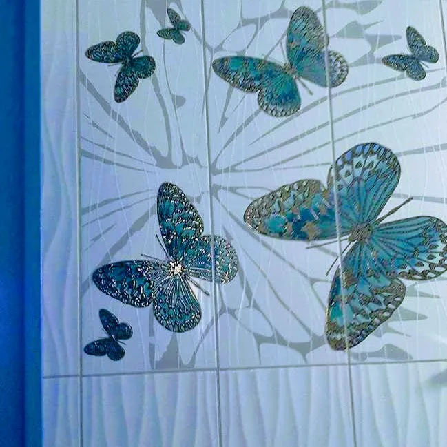 2 Kişilik Blue Butterfly