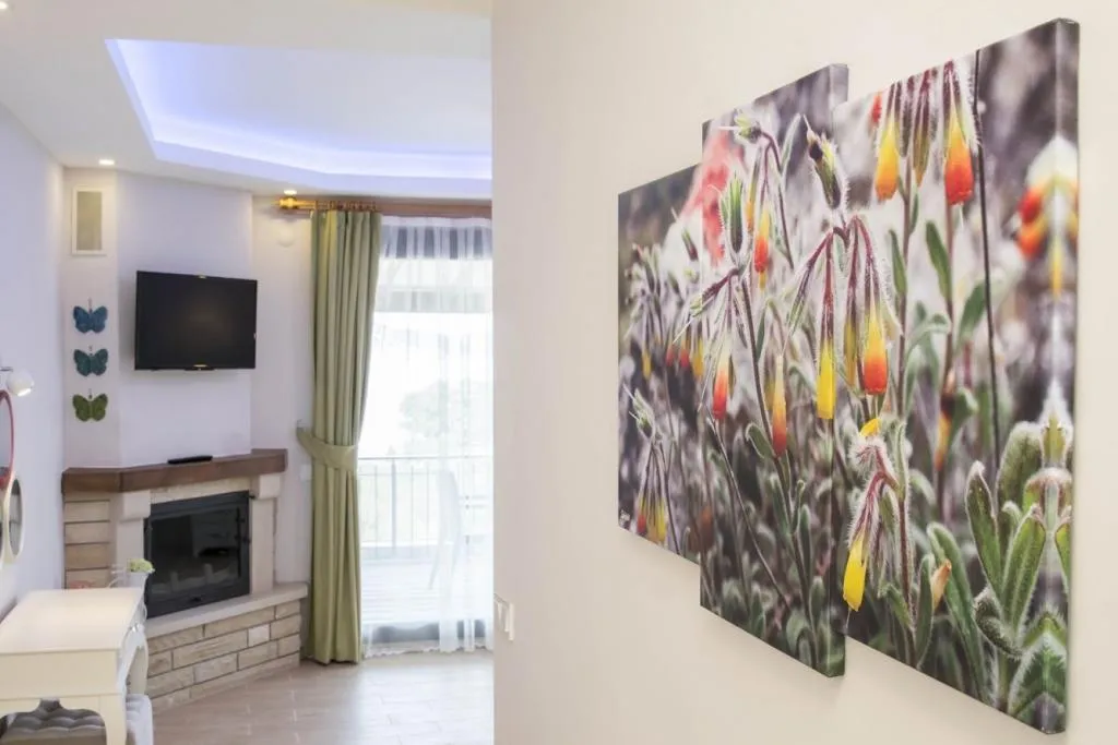 Luxury Room,Deniz Manzaralı,Şömineli ve Balkonlu