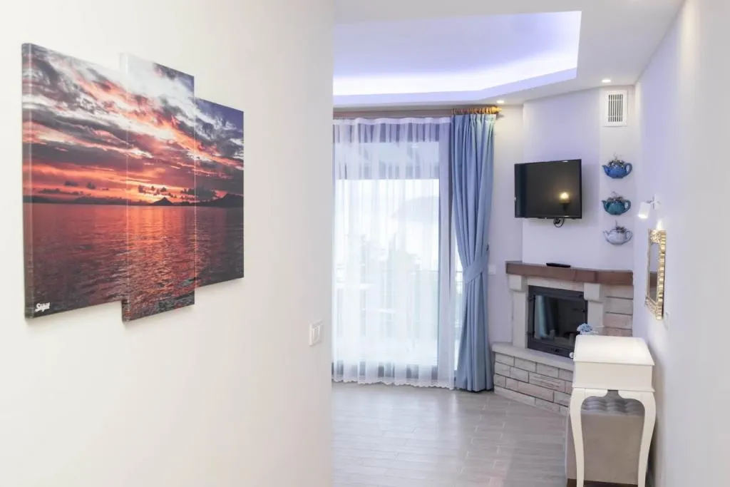 Luxury Room,Deniz Manzaralı,Şömineli ve Balkonlu