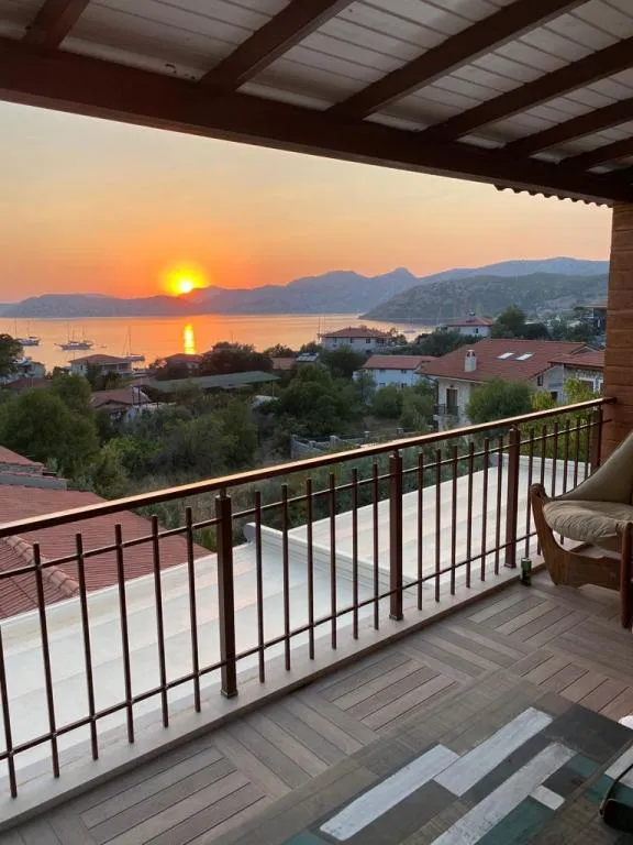Luxury Room,Deniz Manzaralı,Şömineli ve Balkonlu