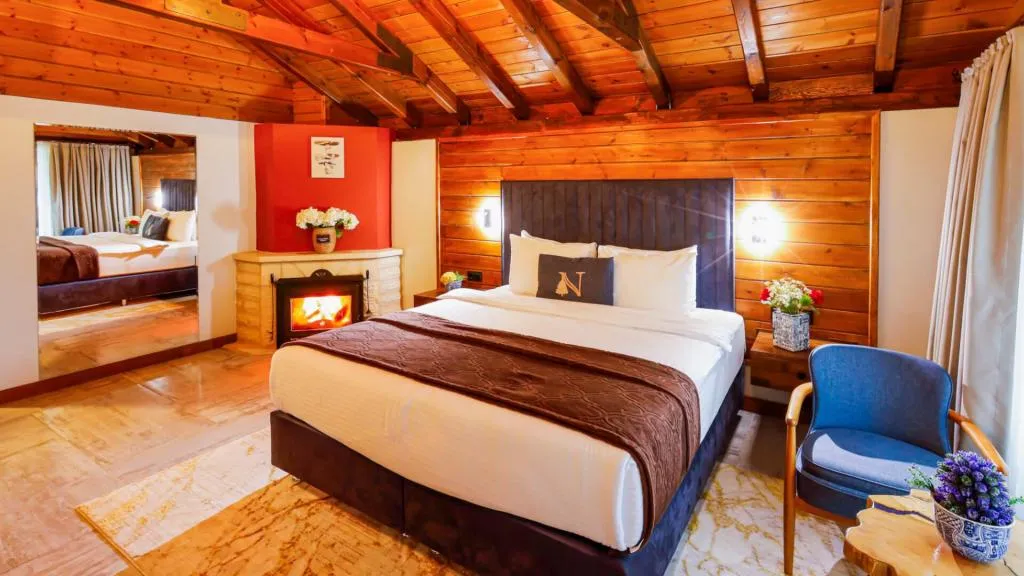 Deluxe Loft,Kısmi Göl Manzaralı,Şömineli