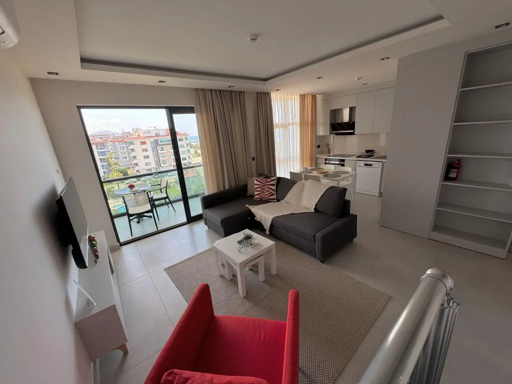 2+1 Saunalı & Deniz Manzaralı Teras Dubleks King+Twin