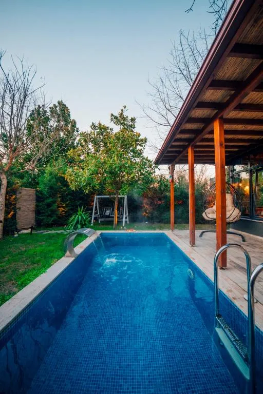 Comfort Tiny House,Dağ veya Havuz Manzaralı,Isıtmalı Özel Havuzlu