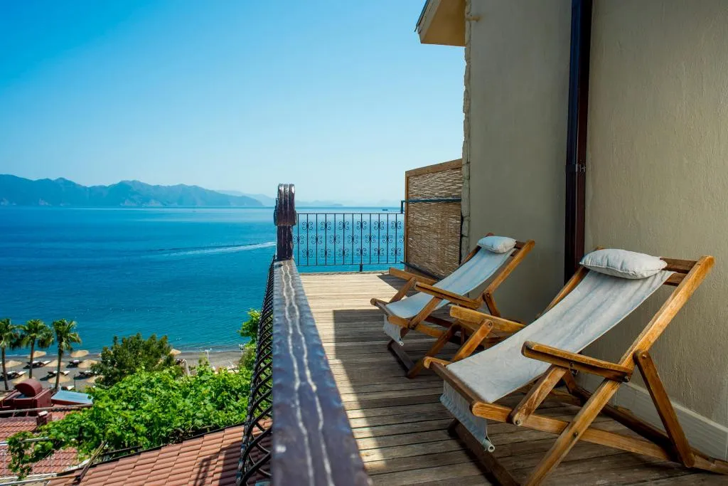 Studio,Deniz Manzaralı,Balkon veya Teraslı