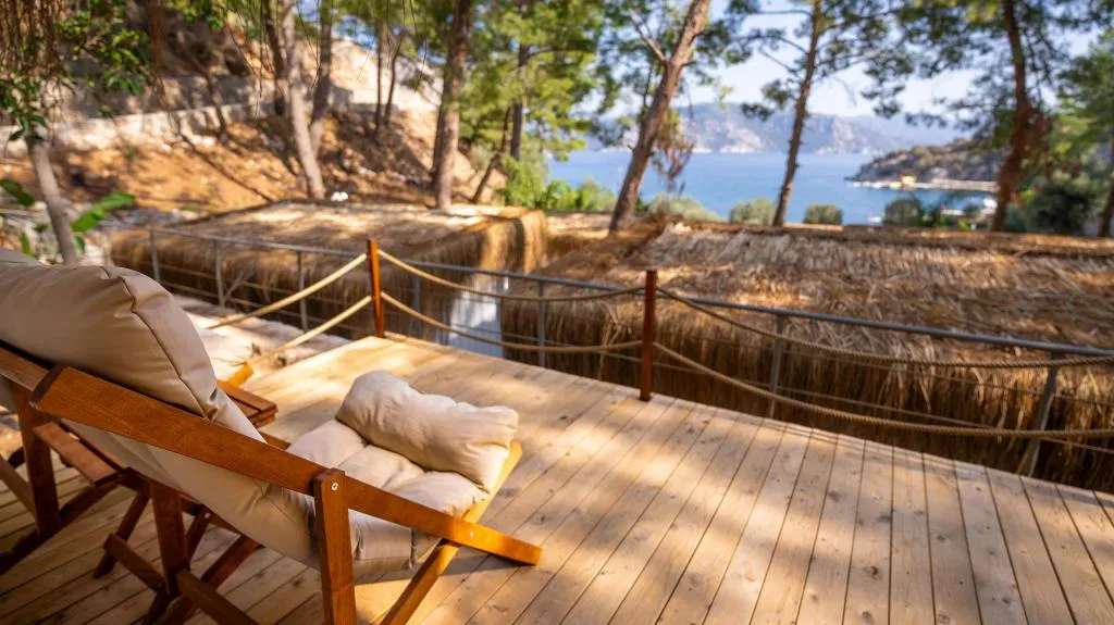Tiny House,Deniz Manzaralı,Verandalı
