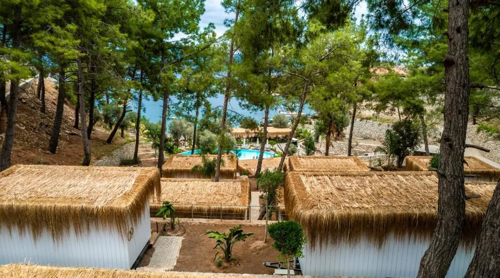 Tiny House,Deniz Manzaralı,Verandalı