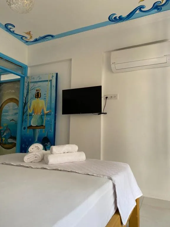  Kiraz Otel İkiz Yataklı Oda,Deniz veya Kara Manzaralı,1. Kat