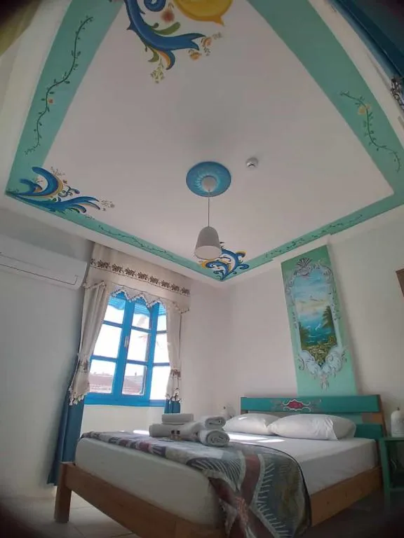  Kiraz Otel İkiz Yataklı Oda,Deniz veya Kara Manzaralı,1. Kat