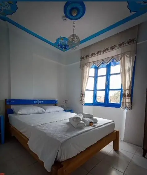  Kiraz Otel İkiz Yataklı Oda,Deniz veya Kara Manzaralı,1. Kat