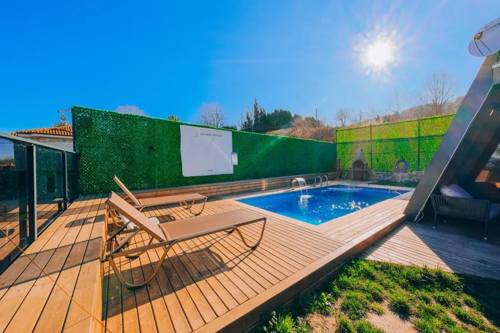 1+1 Bungalov,Isıtmalı Özel Havuzlu