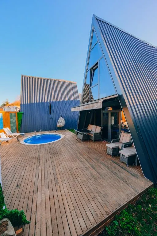 1+1 Bungalov,Isıtmalı Özel Havuzlu