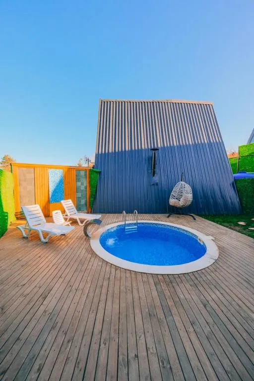 1+1 Bungalov,Isıtmalı Özel Havuzlu