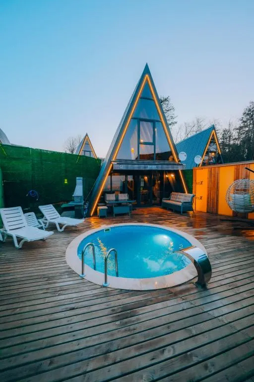 1+1 Bungalov,Isıtmalı Özel Havuzlu