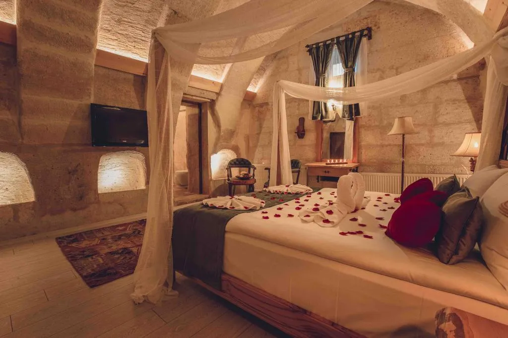 Jakuzili Cave Suite,Manzarasız,Giriş Katı