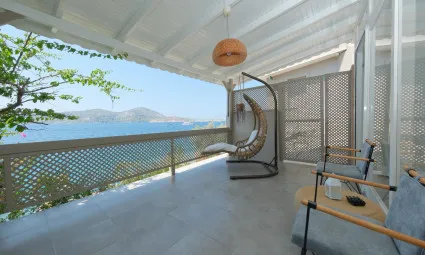 4 Kişilik Oda,Deniz Manzaralı,Balkonlu