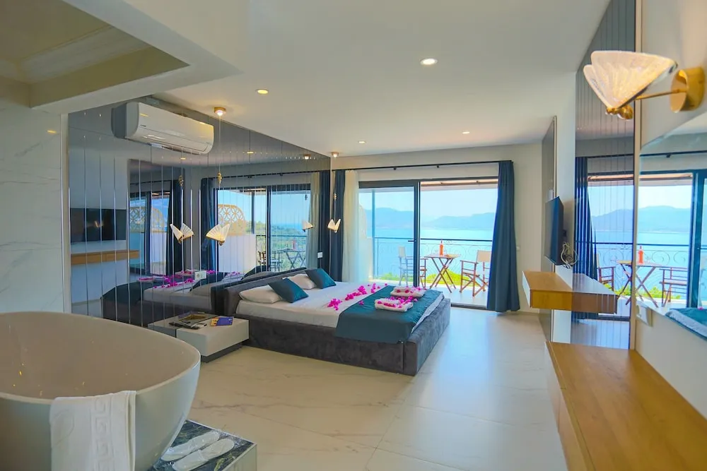 Deluxe Oda, Balkon/Veranda, Deniz Manzaralı