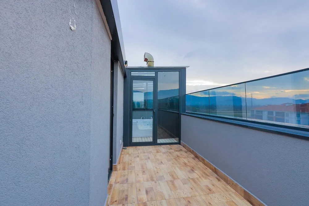 Deluxe Çatı Katı Süiti (Penthouse), 1 Yatak Odası, Teras, Şehir Manzaralı