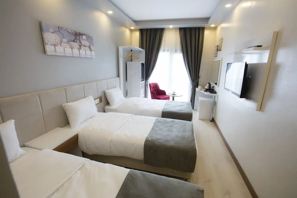 Deluxe Üç Kişilik Oda, Sigara İçilmez, Şehir Manzaralı