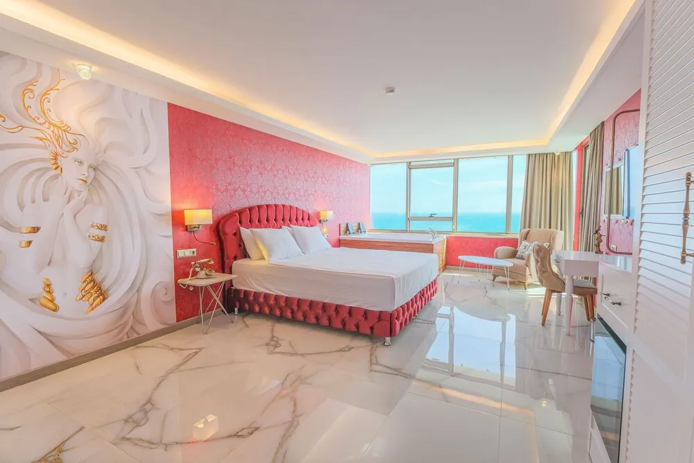 Honeymoon Tek Büyük Yataklı Oda, Deniz Manzaralı, Denize Sıfır