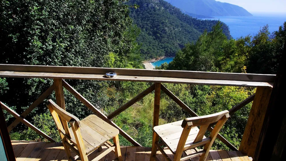 Deluxe Bungalov, Sıcak Su Küveti, Deniz Manzaralı