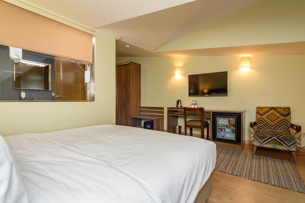 Deluxe Tek Büyük Yataklı Oda, Balkon, Şehir Manzaralı
