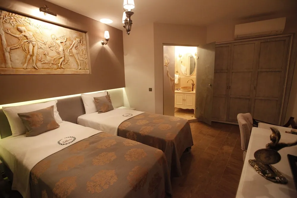 Deluxe Tek Büyük veya İki Ayrı Yataklı Oda, Veranda, Bahçe Manzaralı