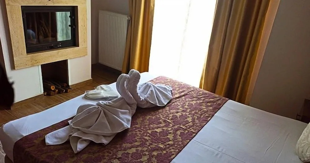 Economy Tek Büyük Yataklı Oda, 1 Çift Kişilik Yatak, Şömine, Bahçe Manzaralı