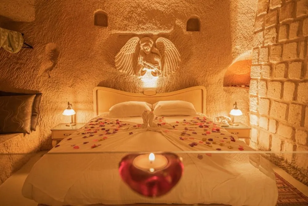 Honeymoon Oda, 1 En Büyük (King) Boy Yatak, Sıcak Su Küveti