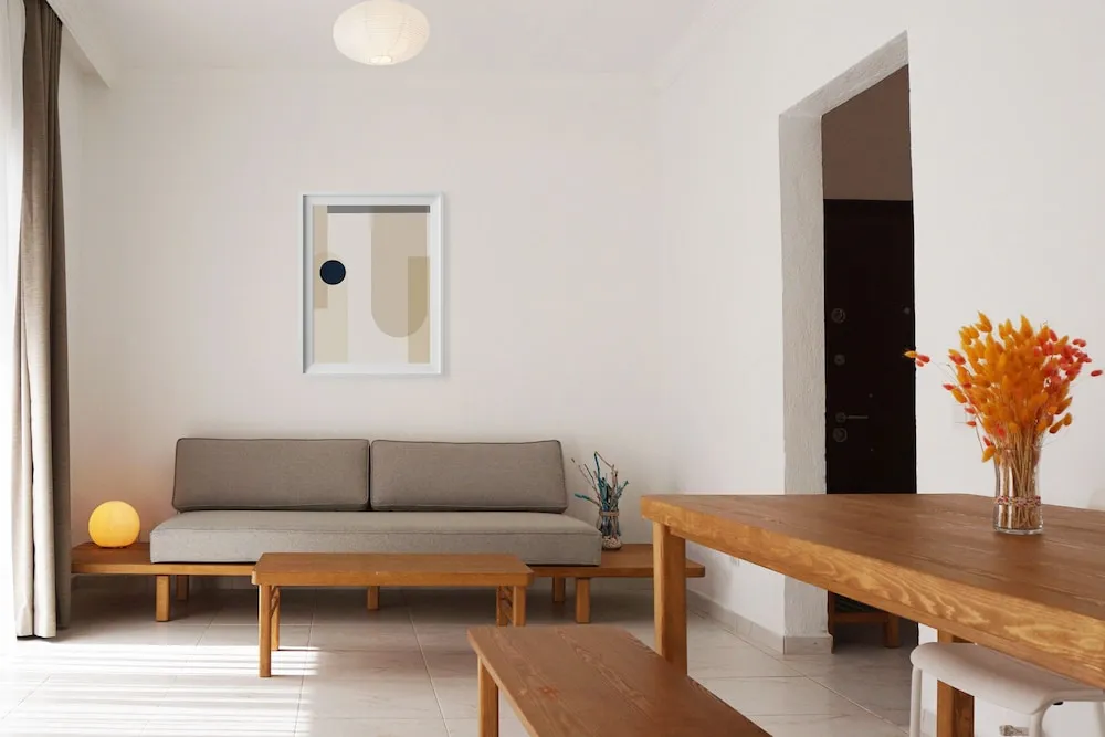 Family Apartment, 2 Bedrooms, Balcony, Garden View (400 meters away)