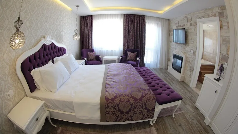 Deluxe Tek Büyük Yataklı Oda, Sıcak Su Küveti, Deniz Manzaralı