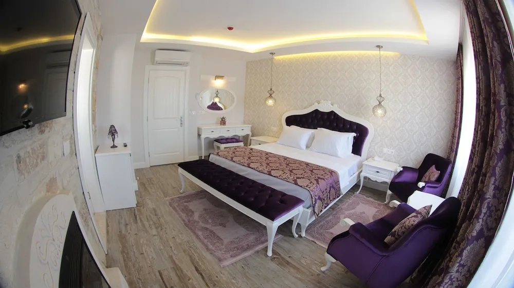 Deluxe Tek Büyük Yataklı Oda, Sıcak Su Küveti, Deniz Manzaralı