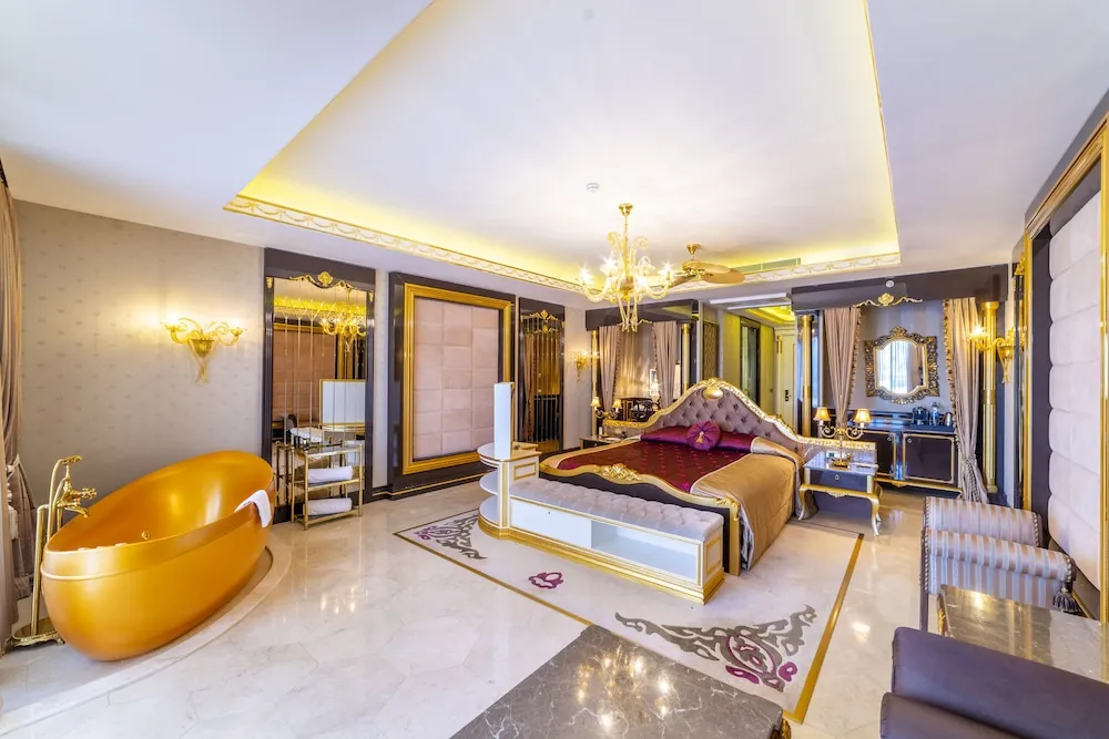 Deluxe Oda, 1 Yatak Odası, Havuz Kullanımı, Deniz Manzaralı