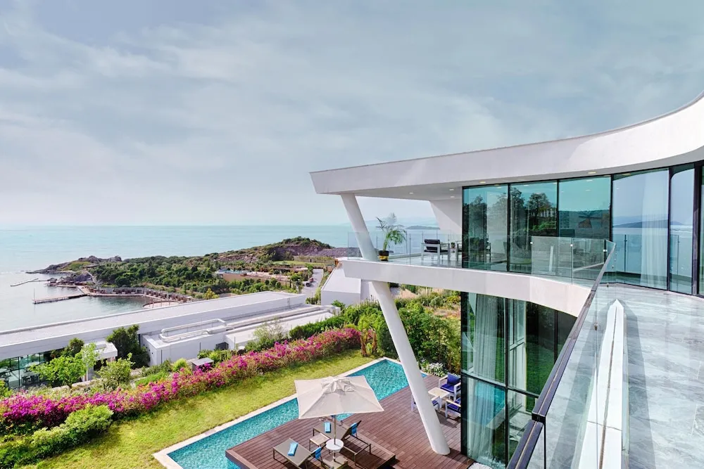 Villa, 4 Yatak Odası, Sigara İçilmez, Deniz Manzaralı (Balcony)