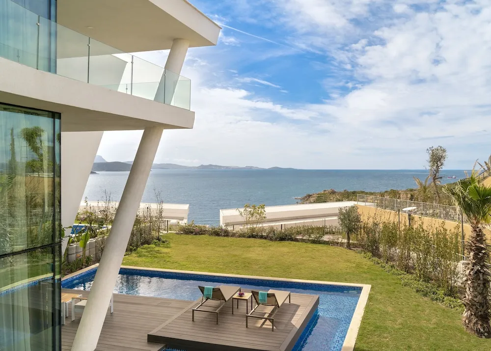 Villa, 4 Yatak Odası, Sigara İçilmez, Deniz Manzaralı (Balcony)